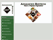 Tablet Screenshot of adv-bio.com